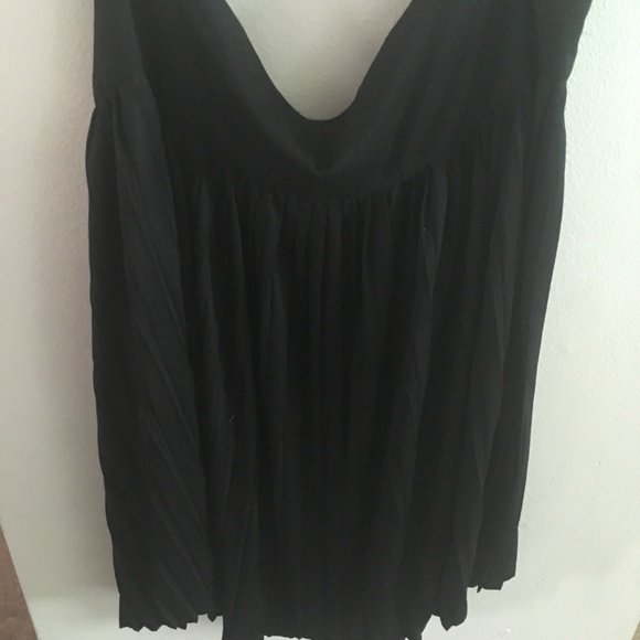 Black Size 24W A New Day Pleated Knit Midi Skirt - Picture 2 of 5